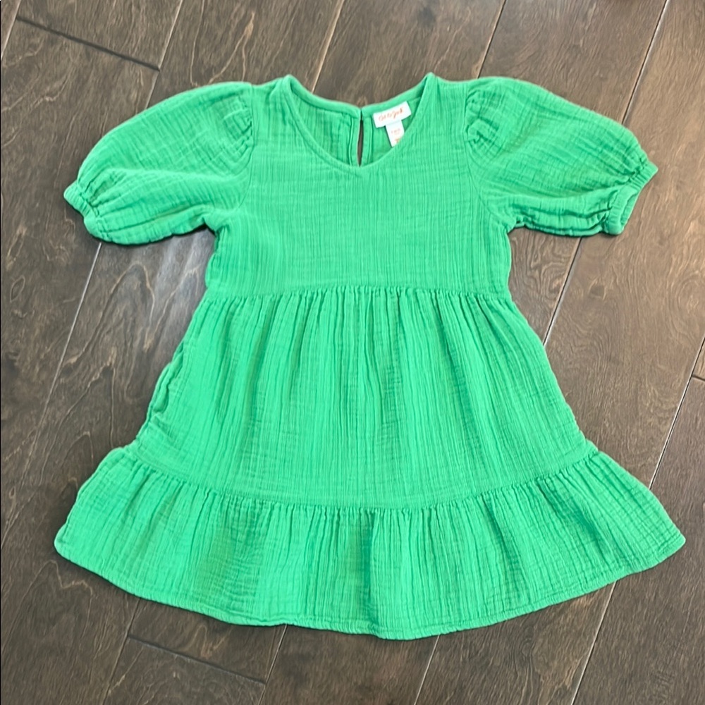 Cat & Jack Green Kids Dress